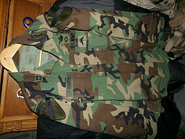 US Army WDL ošitá blůza  woodland U.S. combat uniforma 