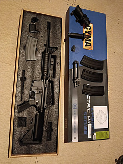 airsoft cyma m4a1 blue edition celokov
