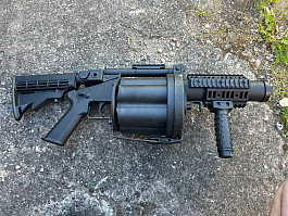 Granátomet na 6 patron 40mm AGX-GLM (černý) - ICS