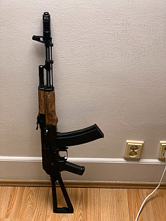 AK74 dřevo/kov upg