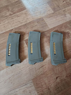 PTS tlačný zásobník EPM pro M4 / AR15, 150 BBs - Písková 3x