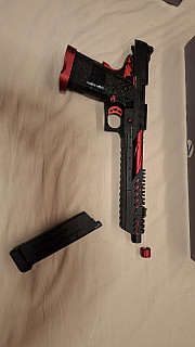 Vorsk Hi-Capa 7.0 Titan GBB pistole, červená
