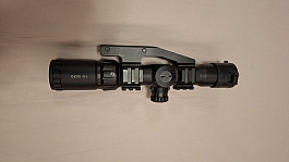 Optika 1-4x30, Barevné podsvícení, RIS