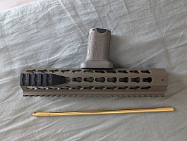 10" Keymod Tan Předpažbí + vnitřní hlaveň