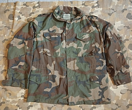 US army USAF bunda M65 woodland LL použitá