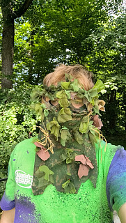 Ghillie maska s brýlemi