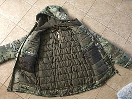 Bunda zateplovaci multicam