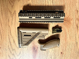 VFC HK416 předbažbí, pažba, pažbička