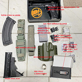 Mix military a airsoft věcí