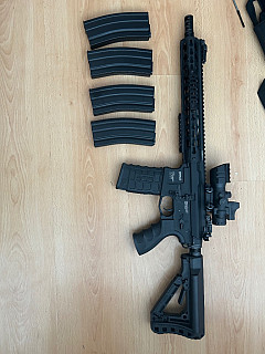 Airsoftová zbraň GC16 Warthog 12", celokov, elektronická spoušť