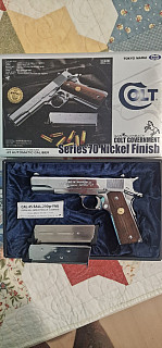 M1911 Government Series70 Nickel Finish
