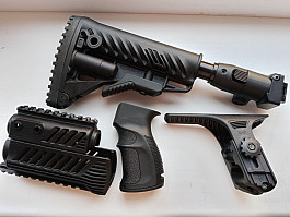 FAB na pušku AKS-74U (Krinkov) pažba, předpažbí, pažbička