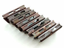 Originál rámečky Carcano M1891 8 kusů Itálie válka