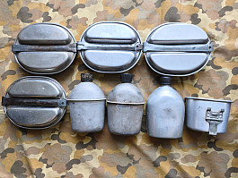 US army ww2 láhve, hrnky, ešusy