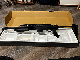 Airsoft brokovnice A&K M870 RAS – NOVÁ