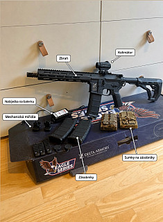 Delta Armory M4 AR15 M-LOK 10” Charlie EAGLE + výbava