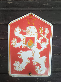 Státní smaltovaný znak ČSSR