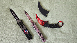 Nožíky Karambit a vystřelovácí nože