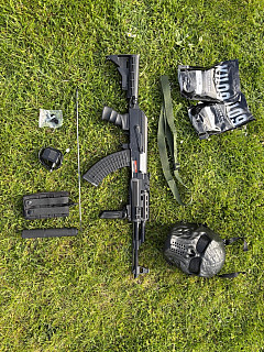 Airsoft AK47 + příslušenství 
