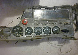 Přístrojová deska pro tank T-55 AM
