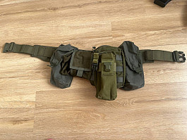 Warbelt Tasmanian Tiger (oliv) + sumky Mordor Tac na AK + univerzál + rádio