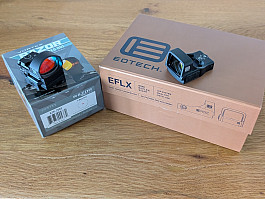 Vortex Razor Red Dot (6 MOA) a EOTech EFLX Mini Reflex Sight (3 MOA)