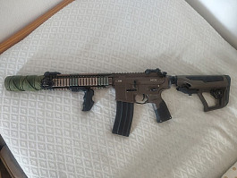 Elektrická airsoftka ICS DD MK18 S3 (CXP) TAN + příslušenství