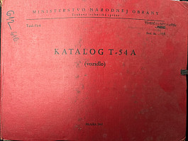 Předpis Tank-51-4 / Katalog T-54A (vozidlo), Praha 1961, ČSLA