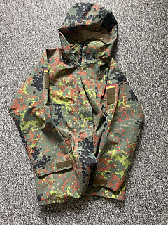 Nepromokavá bunda Bundeswehr BW Flecktarn trilaminát