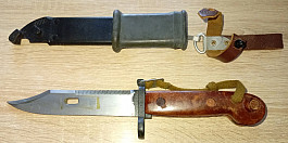 Bodák, bajonet pro pušky AK47, uloženka