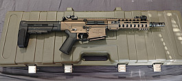 ARES AR308S – 6 zásobníků, QD tlumič, kufr, po servisu