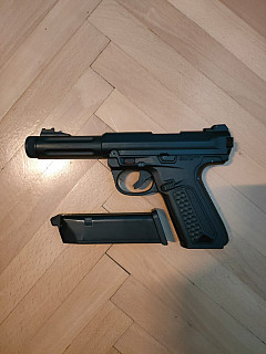 Airsoftová pistole AAP-01 Assassin GBB - černá