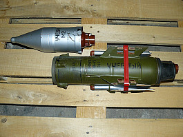Russian 9M14P1 Malyutka anti-tank guided missile