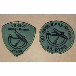 Nášivka VÚ 4806 Slaný - Drnov 56.rtpr