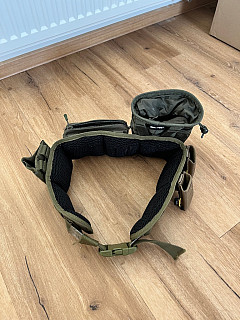 Taktický opasek Mil‑Tec + Spartan Gear v olivově zelené