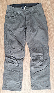 Kalhoty Arc'teryx, šedé, pas 34, nohavice 32, použité