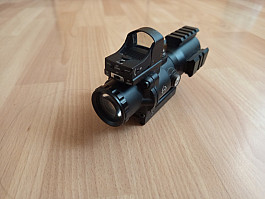 Puškohled Rhino 4X32 s kolimátorem 