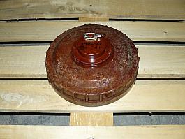 Russian U-TM-62P2 bakelite anti-tank mine with U-MVP-62 fuze