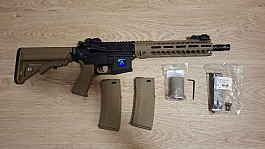 CQB Machine MOD-1 UPGRADE, Kestrel ECU - černá/TAN