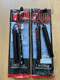 Titan 7.4 6000mAh baterky 