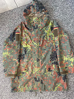 Nepromokavá bunda Bundeswehr BW Flecktarn trilaminát