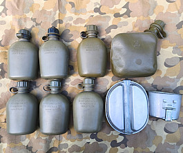 US army Vietnam láhve, hrnek, ešus 