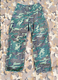 Us army kalhoty Vietnam TCU ERDL green dominant SR