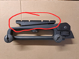US M4/M16 rail adaptér na optiku 