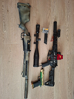 Set hpa zbraní jak na les, tak cqb
