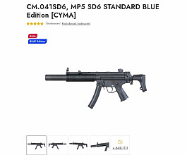 Mp5 cyma kov