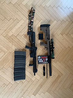 Silverback SRS A2 (upgradovaná) + Delta Armory MK18