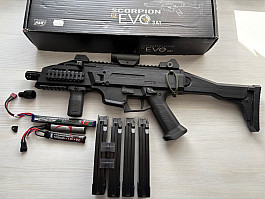 ASG CZ Scorpion EVO 3 A1 + 4 zásobníky