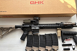 GHK M4 MOD2 GBBR (V2) + 5 zásobníků