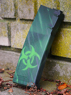 MAGWORZ #002 - Custom M4 AEG airsoft zásobník - Biohazard